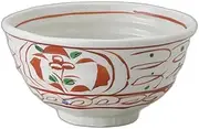 Akae Arabesque Variable Large Rice Bowl [6.7 x 6.7 x 3.5 inches (17 x 17 x 9 cm) | Setomonohonpo