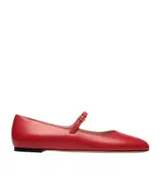 square-toed ballet shoes 40 Red