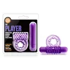 Player Penis Cock Ring Clip Vibrator Sucking Clitoris Stimulator Delay Couples