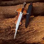 Shard of Narsil Anduril Broken Sword Blade Cosplay Sword with Leather Sheath