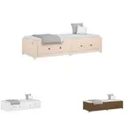 Solid Wood Pine Day Bed 92x187 cm Single Bed Size Sofa Multi Colours vidaXL