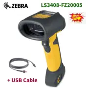 Zebra Symbol LS3408-FZ20005R Rugged Handheld 1D Barcode Scanner With USB Cable