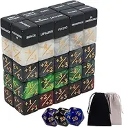 53 Pieces MTG Abilities Keywords Counters Dice Set MTG Dice Counters Bulk Creature Stats Buff Tokens for Magic The Gathering,TCG,Card Games Accessories