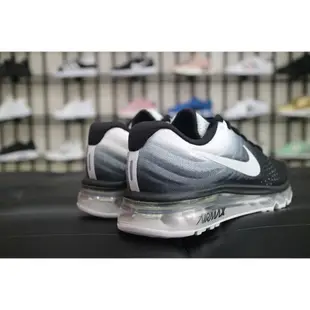 NIKE AIR MAX 2017 3M 反光 全氣墊 飛線 黑白 銀勾 輕量 慢跑鞋 男女鞋 849559-010