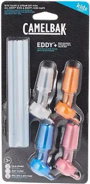 CamelBak eddy+ Kids 4-pack Bite Valve and Straws Multi Color-Au