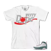 Tee to match Jordan Retro 9 Fire Red. Verry Dope Tee