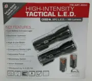 CREE XPC High Intensity Tactical LED Flashlights 160 Lumen 2 Pack Sealed
