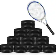 Leitee 10 Pcs Tennis Racket Silicone Racquet Grip Ring Band Non Slip Racket Rubber Ring Absorbent Overgrip in Place for Racquetball Badminton Squash Baseball Bat Handle