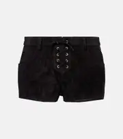[Isabel Marant] Isabel Marant Suede shorts AU 14 black