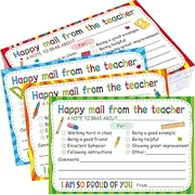 ceiba tree 60Pcs Teacher Mail Notes to Parents Happy Mail Postcards Classroom Must Haves for Preschool Elementary Kindergarten