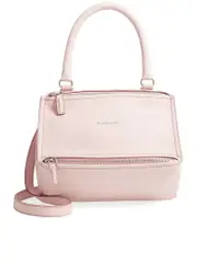 Givenchy Pandora Small Pale Pink Grained Leather Tote Bag