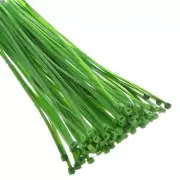 100 CABLE TIE zip lock ties green 15cm floristry craft floral plants cords tidy