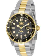 Invicta Pro-Diver Charcoal Dial Stainless Steel INV30809 Quartz 100M Mens Watch