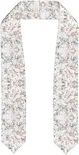 [SKKNT] Marble Texture Copper Splatter Print Graduation Shawl Stole For Academic Commencements Honor Sash Congratulations Gift