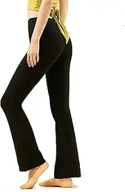 [Daydance] Modal Teen Girls Women Palazzo Dance Pants Wide Leg Loungewear for Ballet, Work Out, Yoga, A Size up
