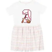 Inktastic Baseball Third Birthday- Three Years Old Toddler Dress Birthdays 3rd