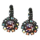 Mariana Earrings Lovely Lt Rose & AB Austrian Crystals My Treasures Coll.