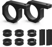 Nilight 2PCS Roll Bar Clamps Mounting Brackets LED Light Mount Clamps