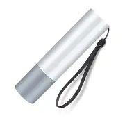 2Pcs XPE 350Lumens 3Modes Zoomable USB Rechargeable Mini LED Flashlight Tactical LED Torch-Sliver