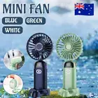 5 mode Mini Hand held Fan Folding Cooling Desk Cooler Portable USB Rechargeable