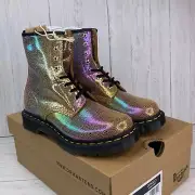 NEW Dr. Martens 1460 Boots in Sand Multicolor Womens Size 6 with Box
