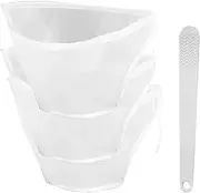 Nylon Nut Milk Bag, 3PCS Vegetable Stuffing Squeezing Bag with a Stainless Steel Filling Spoon, Fine Mesh Strainer for Soy Milk Almond Milk Yogurt Fruit Juice Tofu, Cheese Cloths for Straining
