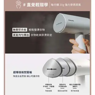 【PHILIPS 飛利浦】 手持式蒸汽掛燙機 STH3020