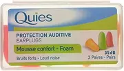 Quies Pair of Foam Earplugs of Earplugs - Pack of 3