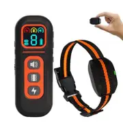 Dog Training Collar with 500M Remote,with Beep,Vibration,Shock Modes,Rechargeable Dog Collar for Small Medium Large Dog Color Orange