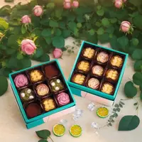 在飛比找momo購物網優惠-【我願堂】法式璀璨珠寶盒甜點雙禮盒組(玫瑰檸檬塔/頂級生巧克