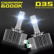 For Buick Enclave 2013-2017- 2X Front LED D3S Headlight Bulb High Low Beam 6000K (for: Volvo)