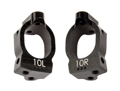 TEAM ASSOCIATED 92177 RC10B74 CASTER BLOCK, 10 DEGREE