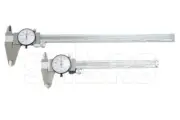 SHARS 6" & 12" Dial Caliper Combo .001" Double Shock Proof Stainless NEW L}
