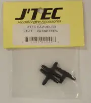 3-Way T Style Fuel Nipples for 3/32 ID Silicone Fuel Line J'Tec JTCJTCFT