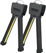 Gym Lamp for Posing, 7th Gear Dimming, Portable Magnet LED Flashlight with Hanging Hook, Handheld USB Rechargeable Worklight (2 pcs)