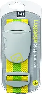 Go Travel Luggage Strap, Yellow/Green