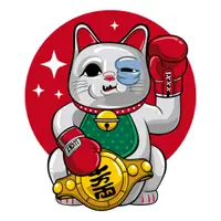 在飛比找蝦皮商城精選優惠-Lucky Cat Boxing 中性短袖T恤 4色 拳擊冠