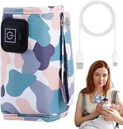 Portable Baby Bottle Warmer - Funny Travel Sleeve, Insulated Heating Cover, Milk Warmer Wrap | Lightweight Thermal Bottle Cover with Colorful Design, Nursing Warmer for Babies, Car Rides
