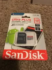 NEW!!!! SANDISK ULTRA PLUS MICROSDXC UHS-I CARD 128GB
