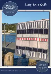 Long Jetty Quilt Pattern by Jenelle Kent for Pieces to Treasure 69" X 76"
