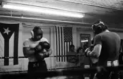 Ken Norton Trains With Bernard Mercado At Solar Gym 1977 Old Boxing Photo 2