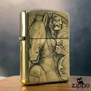 Lighter Apocalypse Four Horsemen – Zippo 3D Gray Horse Pure Copper Armor
