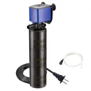 Water Pump 475 GPH 3-in-1 Submersible Internal Filter Aquarium Powerhead Wate...