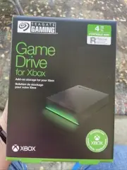 Seagate 4Tb Usb 3.2 Game Drive for XBox External Hard Disk Drive-FACTORY SEALED!