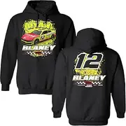 Checkered Flag Sports Ryan Blaney 2025 Menards 2-Spot Hoodie Outerwear Sweatshirt Black