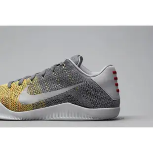 Nike Kobe 11 ELITE LOW 科比11 冷灰黄 篮球鞋 822675-037