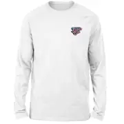 DC Super Girl Embroidered Unisex Long Sleeved T-Shirt - White