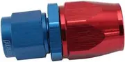 Aeroflow Stepped Straight End -8 Hose to -6AN Expander Hose End Blueteflon - AF201-08-06D