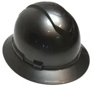 Custom Hard Hat Ridgeline Full Brim Metallic Graphite
