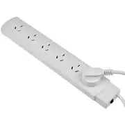 6 Way Socket Outlet Surge Protector PowerBoard Lead PowerPoint Cord SAA Approved